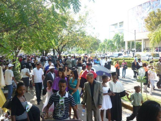 En pie de lucha en la Universidad Autónoma de Santo Domingo (UASD) sede Santo Domingo